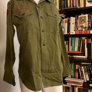 Vintage Boy Scout Uniform Shirt